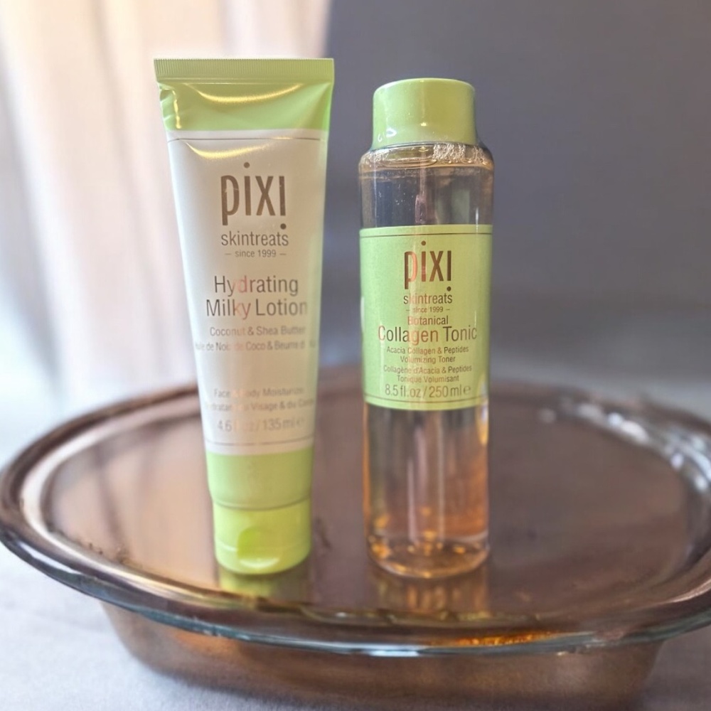 Pixi Skintreats Duo – Hydrating Milky Lotion & Botanical Collagen Tonic (New)